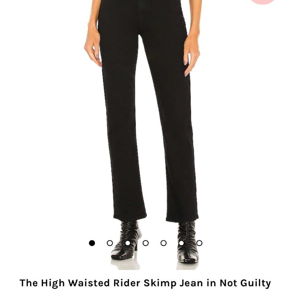 MOTHER The High Waisted Rider Skimp Jean in Not Guilty